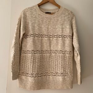 Massimo Dutti crochet sweater